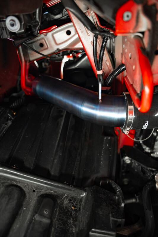 Subaru WRX Performance Air Intake - Torque Solution - Titanium - Burnt Blue - `22-`27